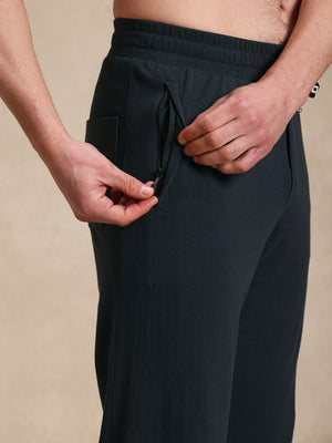 Ink Linen Look Polo Co-ord Set