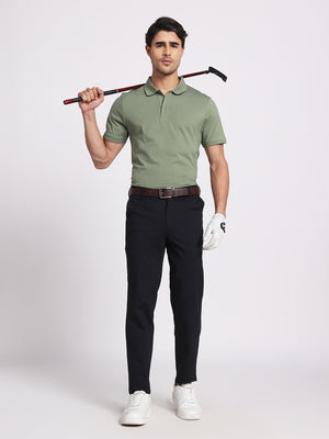 Olive Green Polo – 100% Cotton