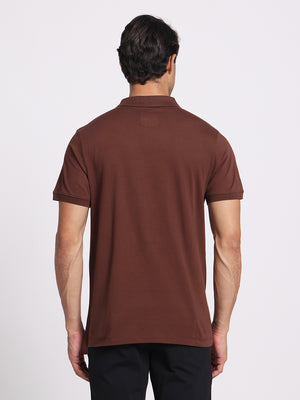 Earth Brown Polo – 100% Cotton