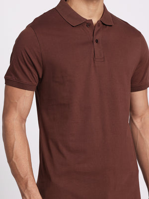 Earth Brown Polo – 100% Cotton