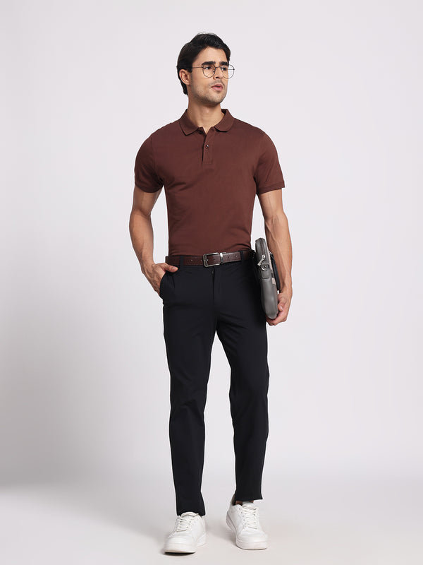 Earth Brown Polo – 100% Cotton