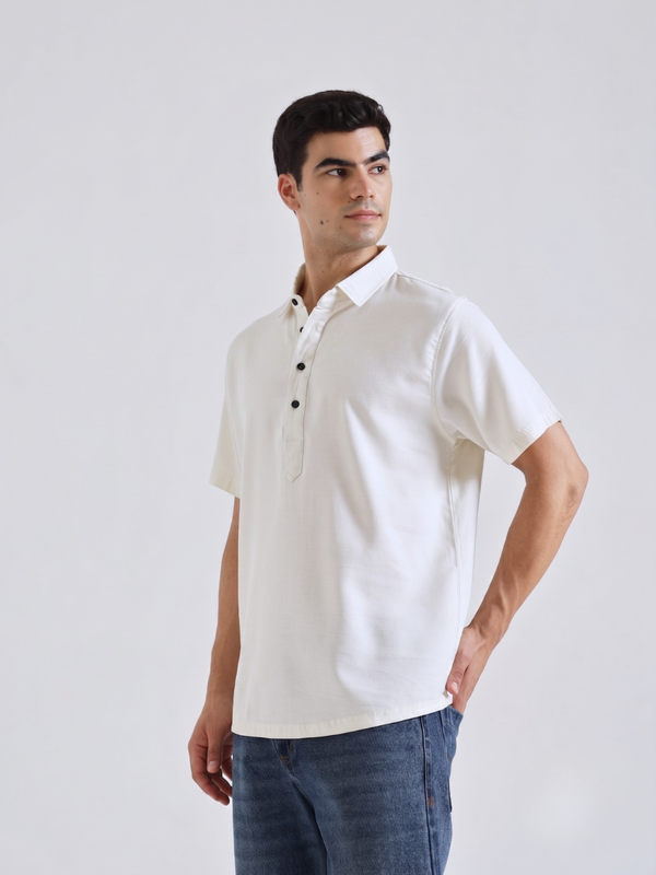 The Easy Linen Shirt - Soft Ivory