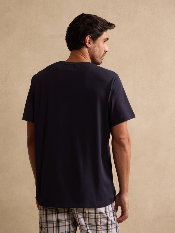 Classic Navy Supima Cotton Tshirt