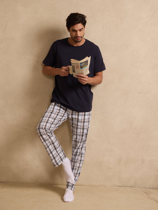 Classic Navy Supima Cotton Tshirt