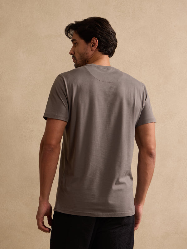 Steel Grey Supima Cotton Tshirt
