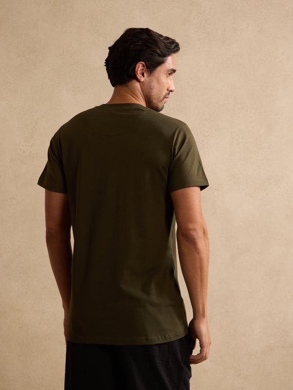 Deep Olive Supima Cotton Tshirt