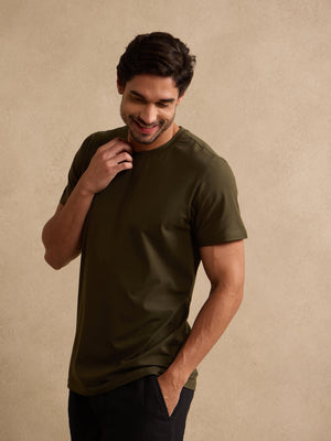 Deep Olive Supima Cotton Tshirt