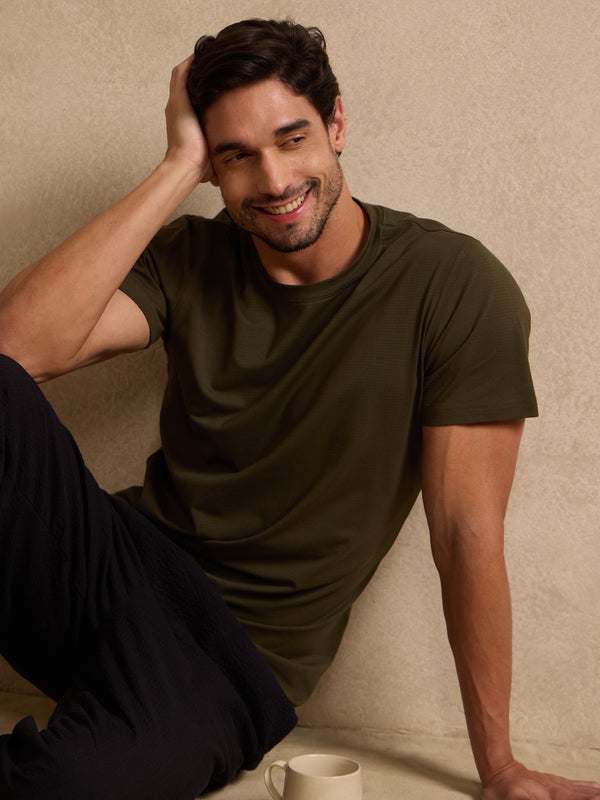 Deep Olive Supima Cotton Tshirt