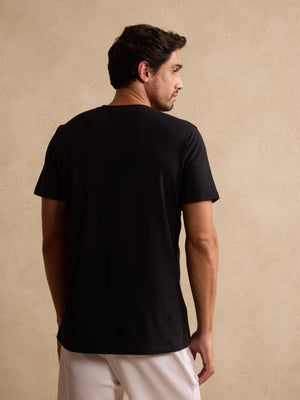 Jet Black Supima Cotton