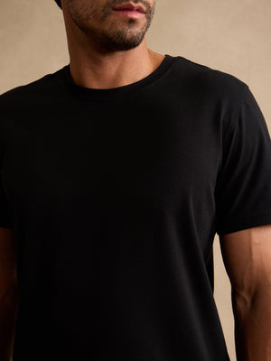 Jet Black Supima Cotton