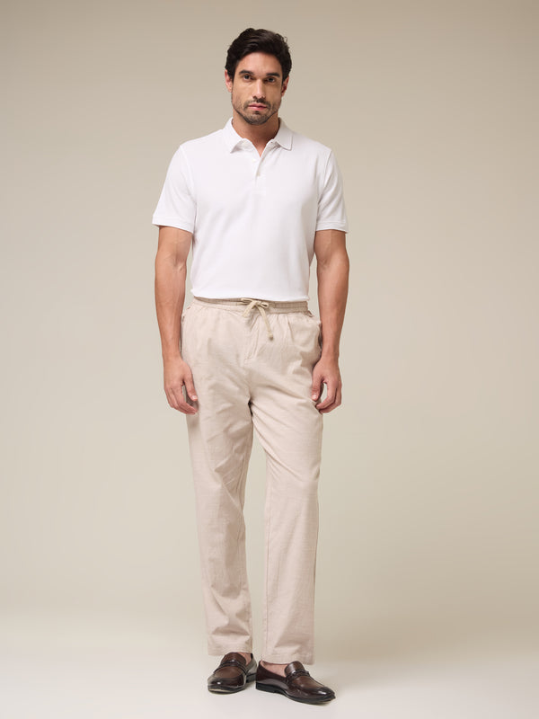 Classic White Pique Polo