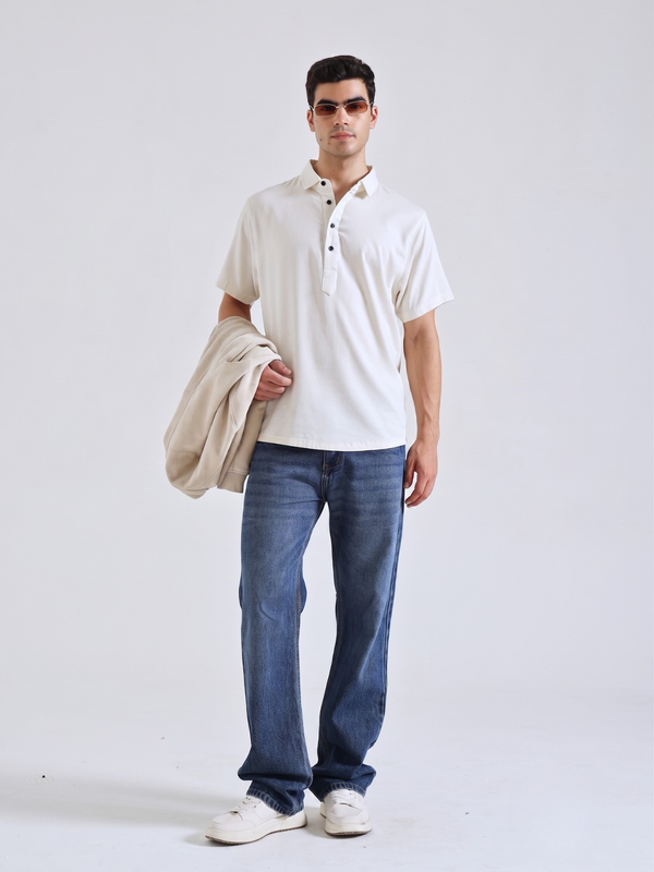 The Easy Linen Shirt - Soft Ivory
