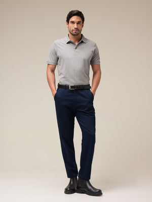 Ash Grey Mélange Polo