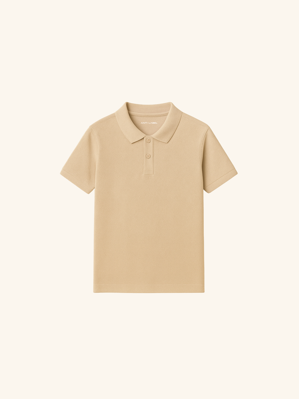 Dune Cream Polo - Premium Pique