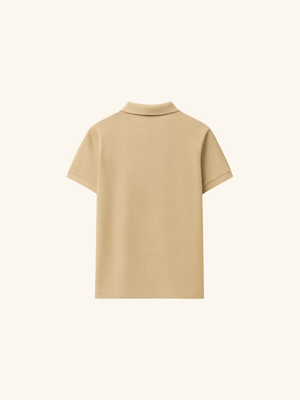 Dune Cream Polo - Premium Pique