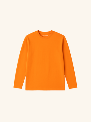 Cosmic Orange Full Sleeves - Heavy Cotton 240 GSM