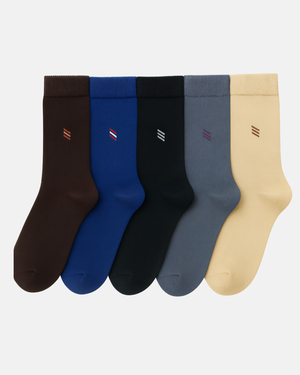 Diagonal Trio Full Length Socks