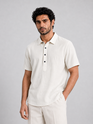 The Easy Linen Co-ord - Soft Ivory