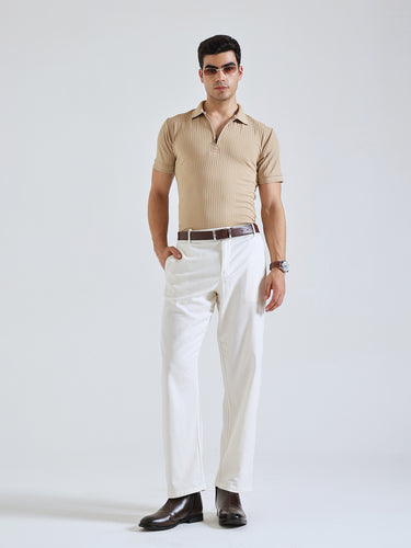 The Easy Linen Trouser - Soft Ivory