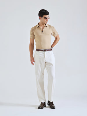 The Easy Linen Trouser - Soft Ivory