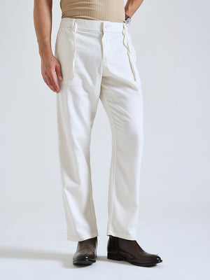 The Easy Linen Trouser - Soft Ivory