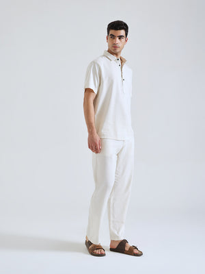 The Easy Linen Co-ord - Soft Ivory