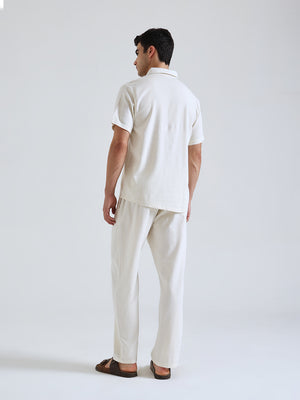 The Easy Linen Co-ord - Soft Ivory