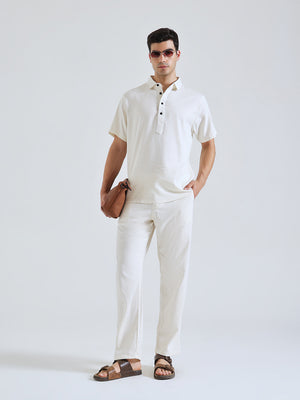 The Easy Linen Co-ord - Soft Ivory