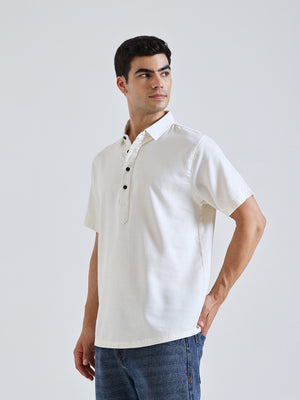 The Easy Linen Shirt - Soft Ivory