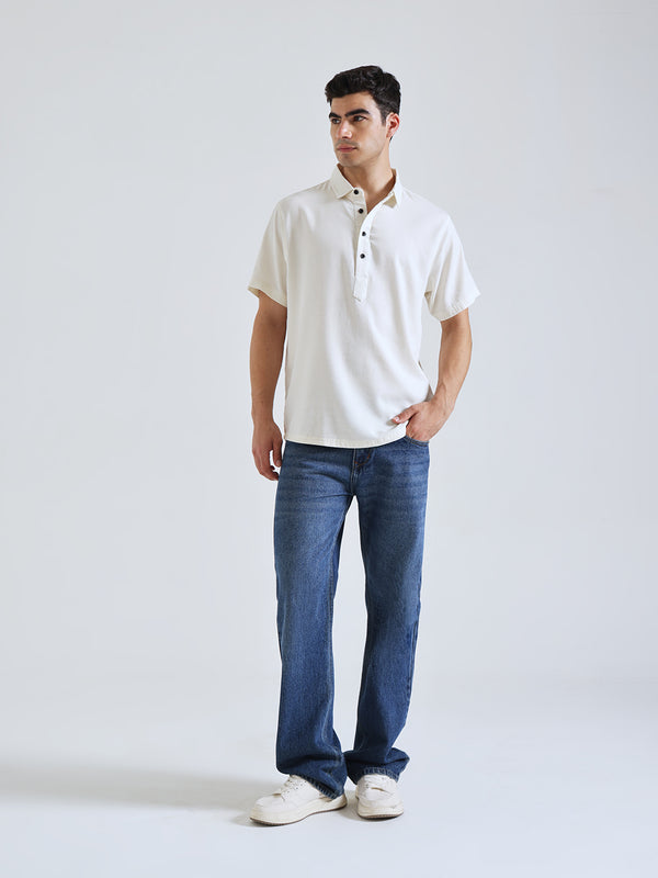 The Easy Linen Shirt - Soft Ivory