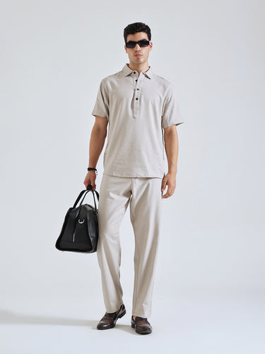 The Easy Linen Co-ord - Warm Stone