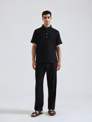 The Easy Linen Co-ord - Carbon Black