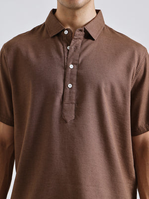 The Easy Linen Co-ord - Cocoa Brown