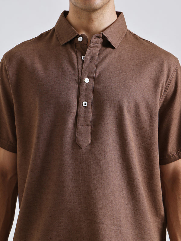 The Easy Linen Co-ord - Cocoa Brown