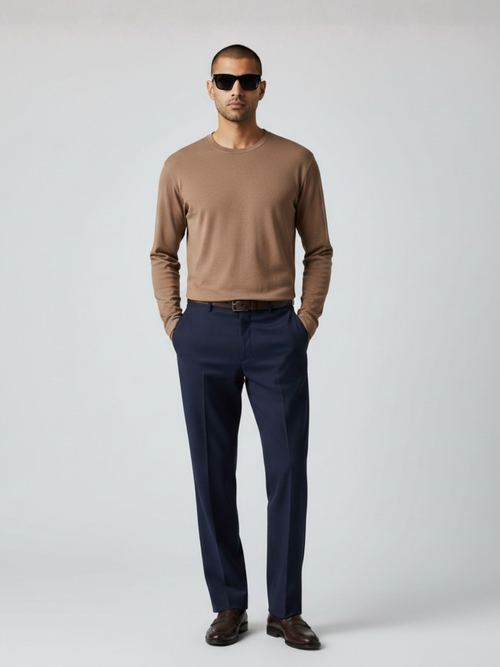 Oak Brown Full Sleeves Without Pocket-220 GSM