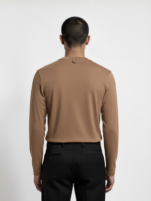 Oak Brown Full Sleeves With Pocket-220 GSM