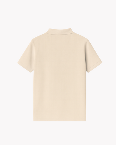 Dune Cream Polo - Premium Pique