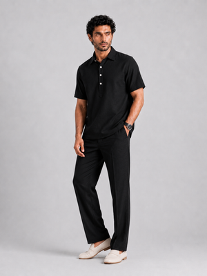 The Easy Linen Co-ord - Carbon Black