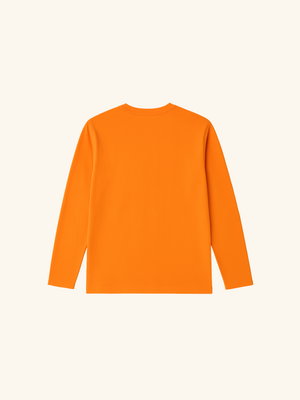 Cosmic Orange Full Sleeves - Heavy Cotton 240 GSM