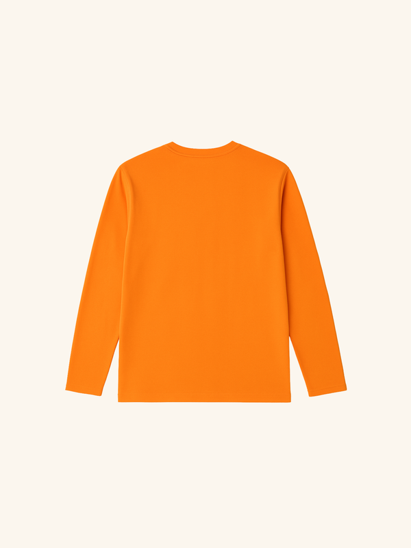 Cosmic Orange Full Sleeves - Heavy Cotton 240 GSM