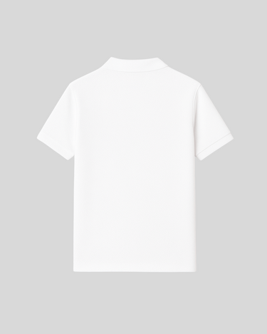 Milk White Polo - Premium Pique