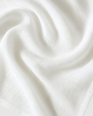 Pure White Malmal Handkerchief - Italian Cotton ( Pack of 3 )