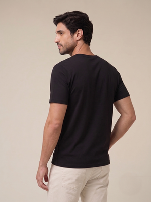 Jet Black Supima Cotton