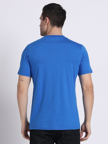 Sky Blue Round Neck - 100% Cotton