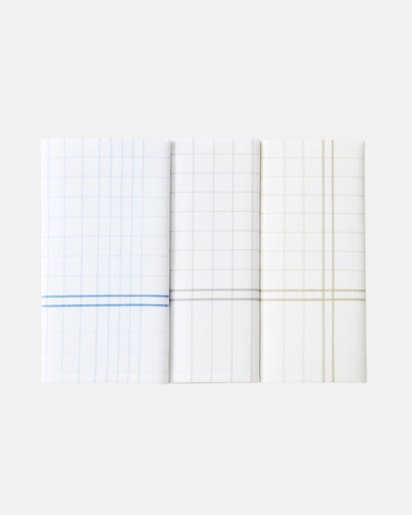 Oxford Checks Premium Set ( Pack of 3 )