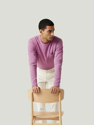 Onion Pink Full Sleeves With Pocket-220 GSM