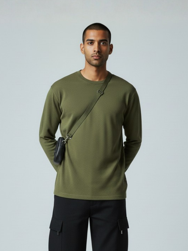 Forest Green Full Sleeves Without Pocket-220 GSM