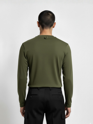 Forest Green Full Sleeves With Pocket-220 GSM