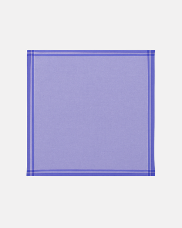 Checkered Cotton Handkercheif - Denim Tone