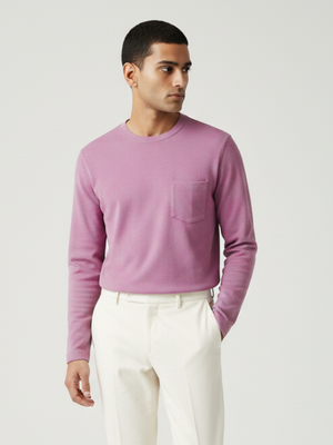 Onion Pink Full Sleeves With Pocket-220 GSM